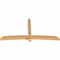 Ekena Millwork Bellingham Timber Gable Bracket, Western Red Cedar, 108"W x 54"H x 5 1/2"D x 5 1/2"F, 12/12 Pitch GBW108X54X0606BEL00SWR - alternate 2